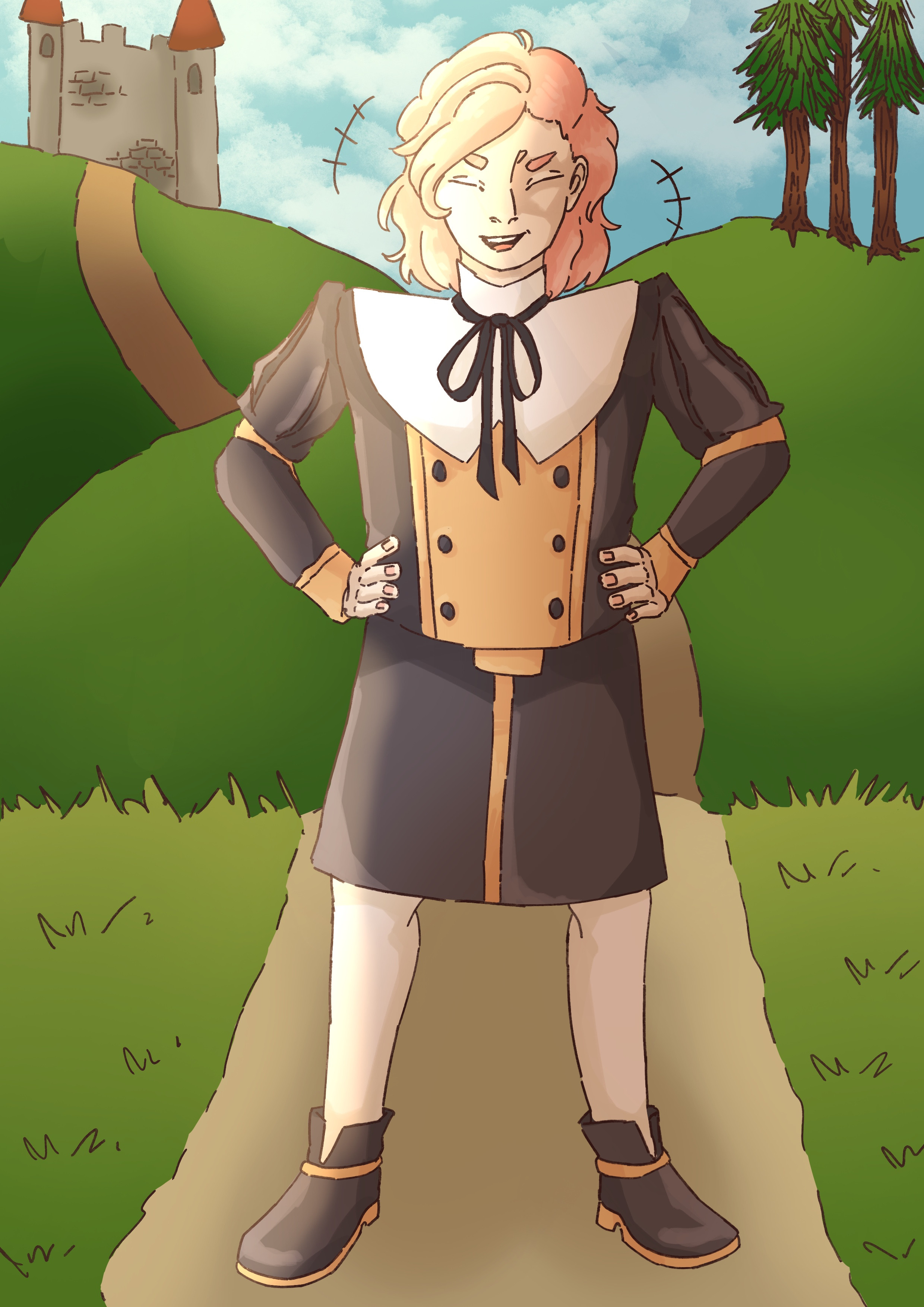 Art by SelxCustodia over on ArtFight!